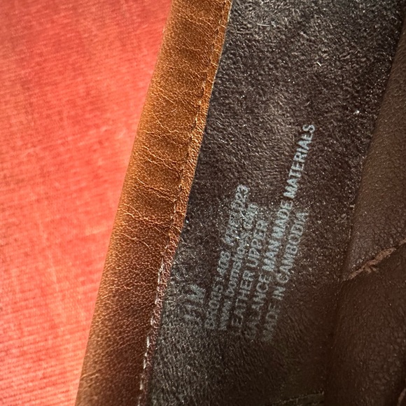 Like New Brown Leather Penny Loafers - Picture 5 of 5